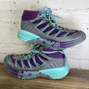 HOKA SPEEDGOAT MID WP GRAPE ROYALE / ALLOY Hiking SHOES - WOMEN'S Size 6.5